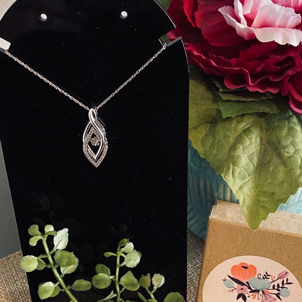Sterling Silver/CZ Necklace